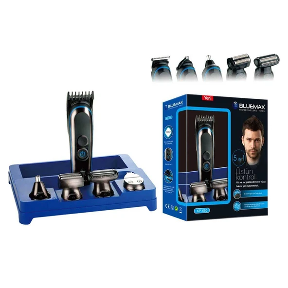 5 IN 1 Saç Sakal Burun Traş Makinesi KP-690 - 1
