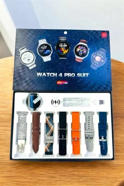 Akıllı Saat 7 Kordonlu Yeni Nesil Arama Cevaplayan Çok Fonksiyonlu - Resim 5