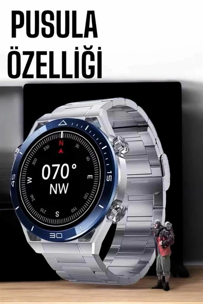 Akıllı Saat Yeni Nesil Bluetooth Bağlantılı Uyku ve Sağlık Takibi NFC ve GPS - Resim 4