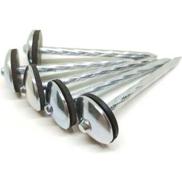 KZY GALVENİZ ÇATI ÇİVİSİ 8 cm 7016 GRİ (2,5 Kg) ürün görseli