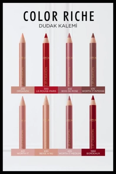 L'Oréal Paris Color Riche Dudak Kalemi - 300 Le Rouge Paris - 4