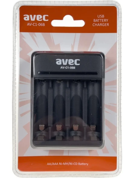 Avec Av-c1-06b Pil Şarj Aleti 4lü Aa/aaa Ni-mh Ni-cd - 3