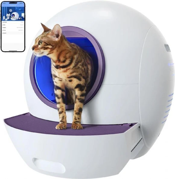Els Pet Smart Pro Akıllı Otomatik Kedi Tuvaleti 65 Lt