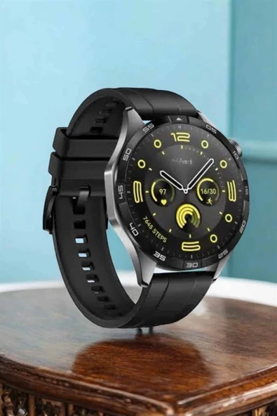 Akıllı Saat Titreşimli Amoled Ekran Uyku ve Sağlık Takibi Sesli Görüşme - Resim 5