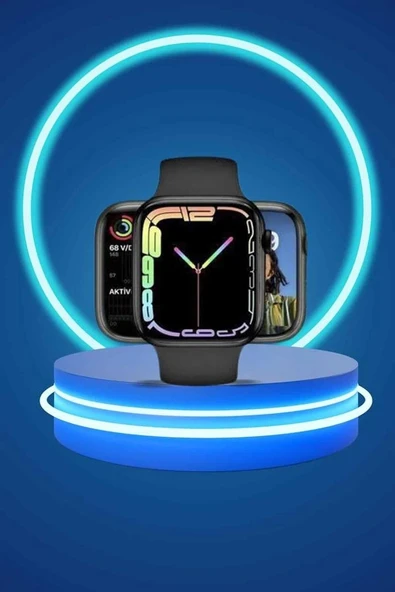 Yeni Nesil Akıllı Saat ve Ucuz Kaliteli Bluetooth Kablosuz Kulaklık Amoled Ekran - Resim 5