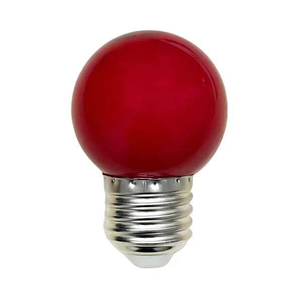 Horoz 1W Ledli Top Gece Ampulü E27 Duy (Kırmızı) ürün görseli