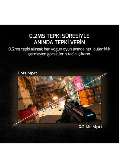 GamePower Lucid S50 24.5'' 500Hz 0.2Ms Fast VA E Spor 10 Bit Pivot RGB Gaming Monitör - 5