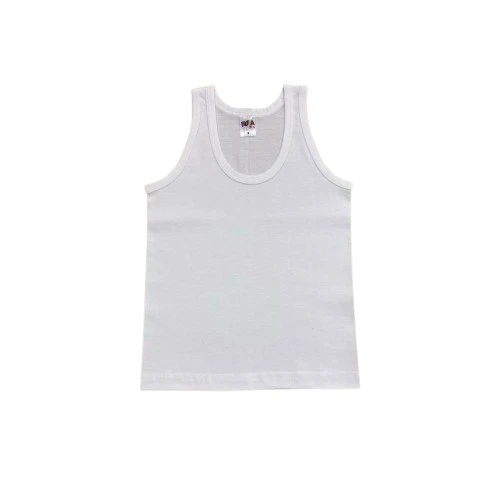 Erkek Çocuk Düz Kalın Askılı Atlet 6 Adet