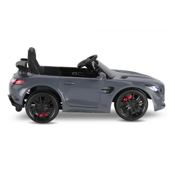 BABYHOPE 444 GTR SPORT 12V UZAKTAN KUMANDALI AKÜLÜ ARABA KOYU GRİ - 3