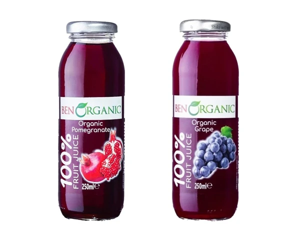 Ben Organic Organik Üzüm + Nar Suyu 2'li Paket - 2