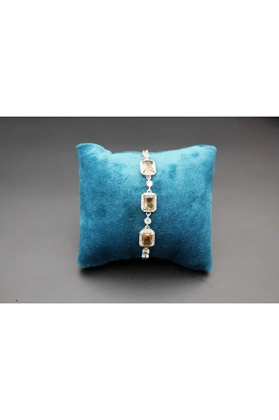 925 ayar gümüş 3'lü baget kadın bileklik sb00045 ürün görseli 1