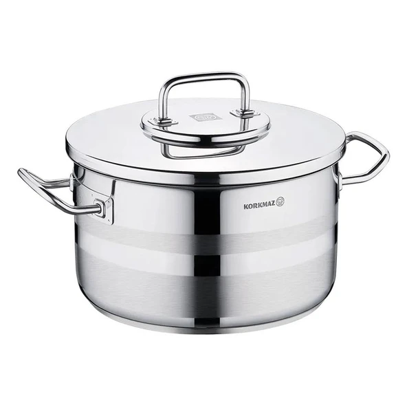 Korkmaz A2029 Astra2 Derin Çelik Tencere 32x19 cm - 2