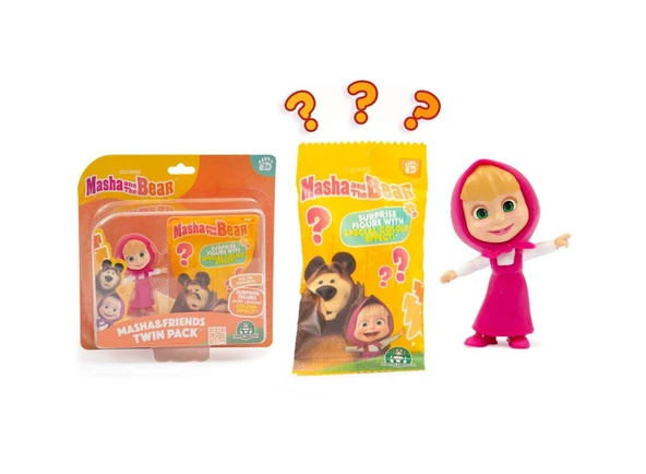 Masha ve Koca Ayı 2’li Figür Paketi - Masha - 1