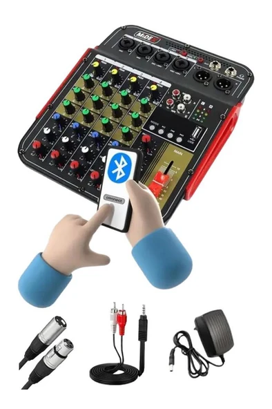 Lastvoice Ample Little Paket-4 Aktif hoparlör ve Mixer Full Ses Sistemi Seti - 3