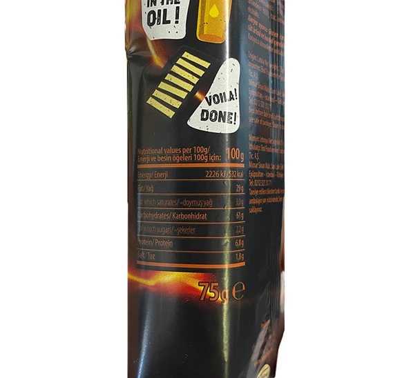 Long Chips Acı Biber Aromalı Patates Cipsi 75 G (2 Adet) - 4