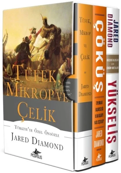 Tüfek Mikrop ve Çelik Üçlemesi - 3 Kitap Kutulu, Ciltli ürün görseli
