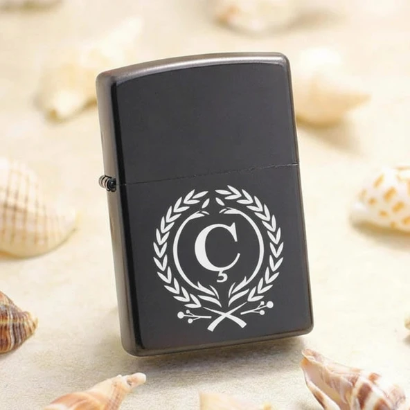 Ç Harfli Kişiye Özel Harf Baskılı Benzinli Çakmak ürün görseli 1