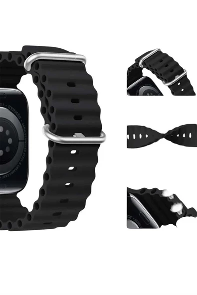 Akıllı Saat Bluetooth Bağlantılı NFC ve GPS Uyumlu Nabız Ölçer Sesli Görüşme - Resim 5