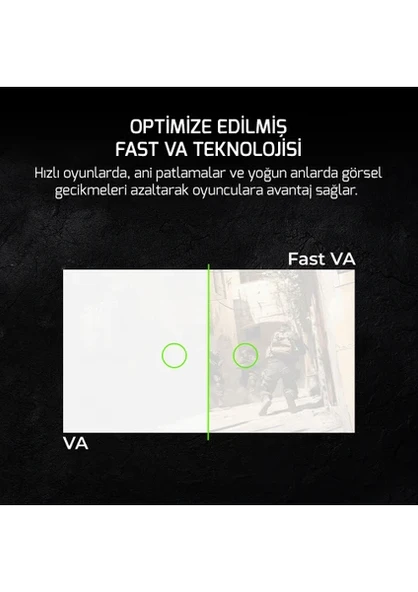 GamePower Lucid S50 24.5'' 500Hz 0.2Ms Fast VA E Spor 10 Bit Pivot RGB Gaming Monitör - 9