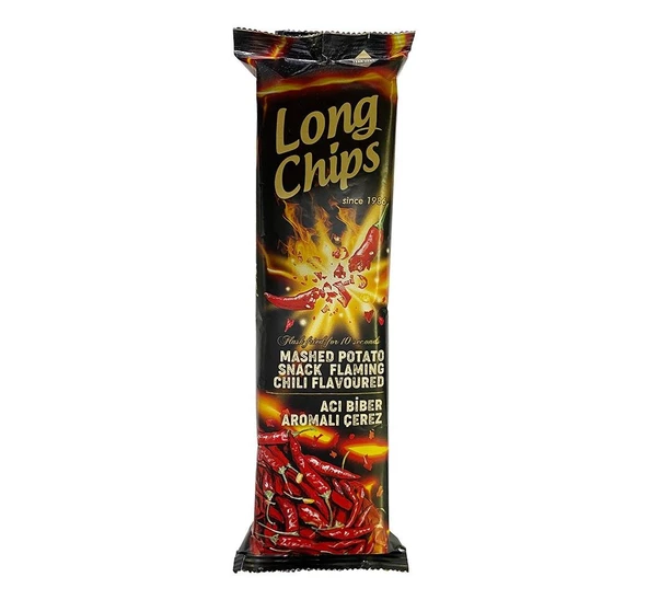 Long Chips Acı Biber Aromalı Patates Cipsi 75 G (2 Adet) - 2