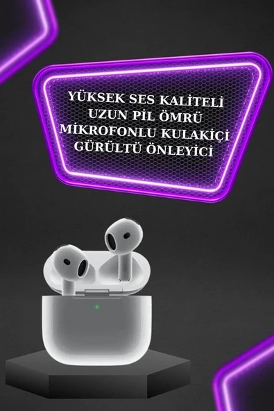 3.Nesil TWS Bluetooth Kulaklık Bluetooth Bağlantılı Akıllı Saat Amoled Ekran Plastik Hasır Kordon - Resim 3