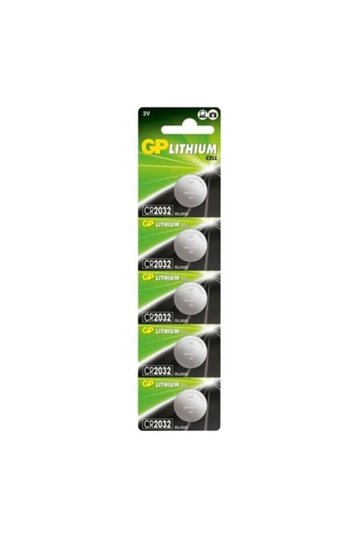 GP Lithium Pil CR2032 5'li - 1