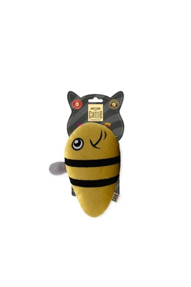 Cattie Matatabi İçerikli Kedi Oyuncağı Peluş Arı 15Cm ürün görseli 1
