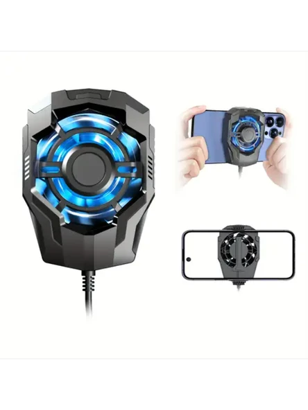 F18 Telefon Soğutucu Hızlı Radyatör Fan 5500 Rpm Ios Android Uyumlu Soğutucu - Resim 2