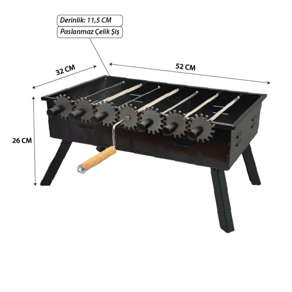 Çevirmeli Kara Mangal - Resim 2