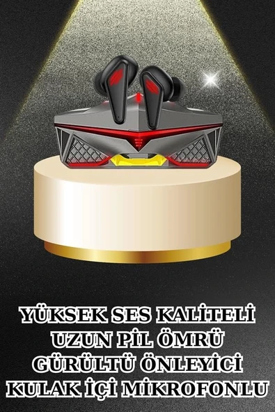 Gamer Oyuncu Seti Bluetooth Kulaklık Ucuz Kaliteli Yeni Nesil Akıllı Saat - Resim 4