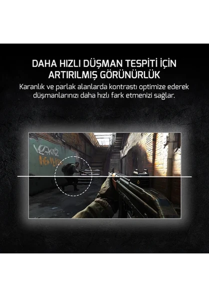 GamePower Lucid S50 24.5'' 500Hz 0.2Ms Fast VA E Spor 10 Bit Pivot RGB Gaming Monitör - 7