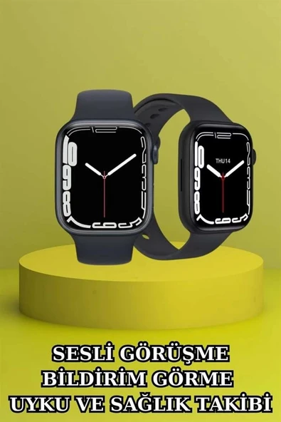 3.Nesil TWS Bluetooth Kulaklık ve Dokunmatik Ekran Akıllı Saat Sesli Görüşme - Resim 4