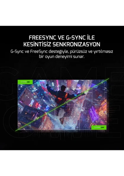 GamePower Lucid S50 24.5'' 500Hz 0.2Ms Fast VA E Spor 10 Bit Pivot RGB Gaming Monitör - 8