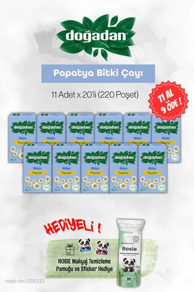 Doğadan 11 AL 9 ÖDE Papatya Bitki Çayı ve Rosie ürün görseli