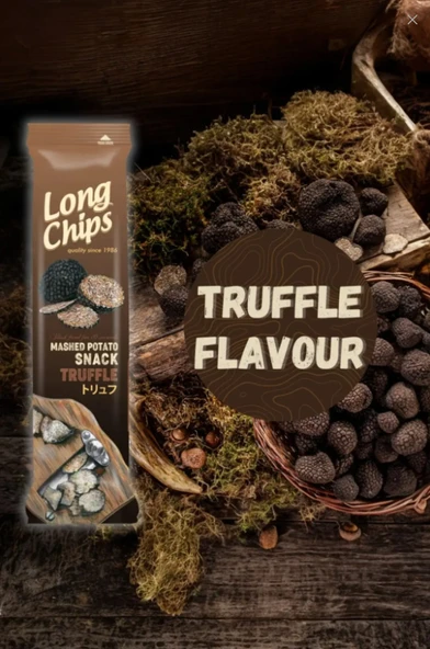 Long Chips Trüf Mantarı Aromalı Patates Cipsi 75 G ( 2 Adet) - 4