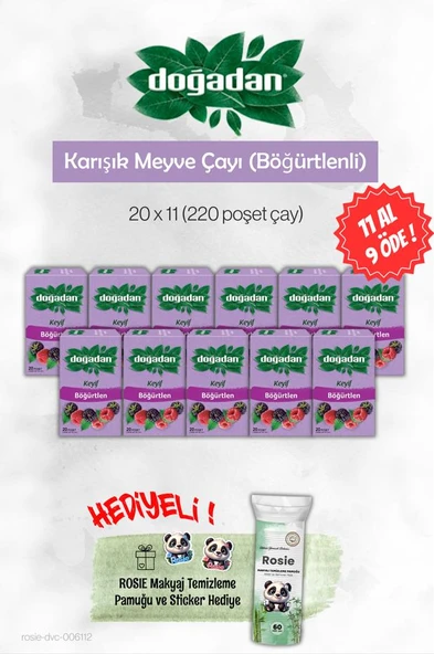 Doğadan Böğürtlenli Karışık Meyve Çayı ürün görseli