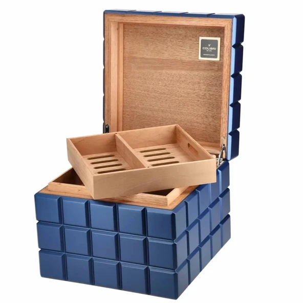 Colibri Heritage Cube Humidor HU125T4 - Resim 2