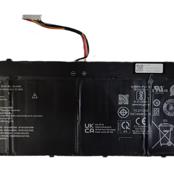 Acer Aspire 5 A514-54, A515-55, A515-43, (AP19B5L) BATARYA ürün görseli 1