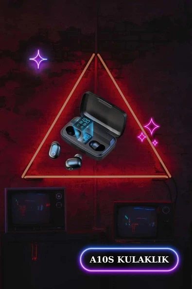 Wireless Şarjlı Pembe Akıllı Saat ve Kablosuz Bluetooth Kulaklık Dokunmatik Kontrol - Resim 4