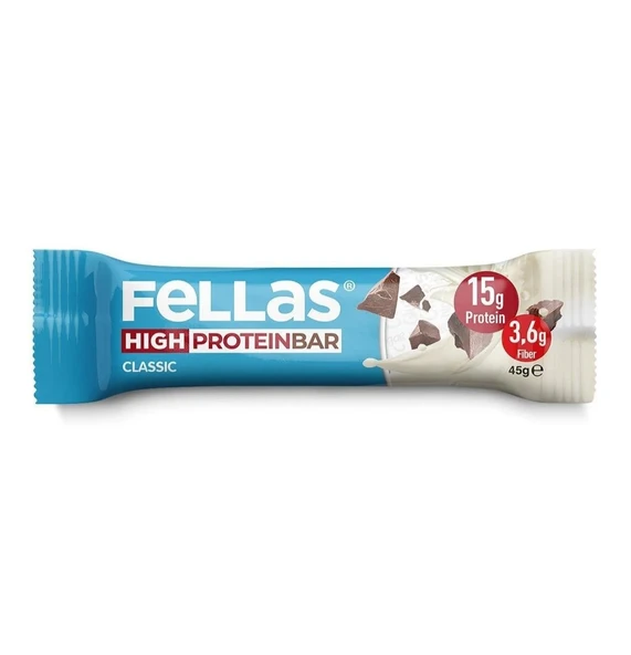 Fellas Yüksek Protein Bar - Klasik Sade 45g (3 Adet) - 2
