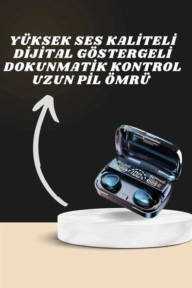 Yeni Model Akıllı Saat ve Kulaklık Kampanyası Nabızz Ölçer Bluetooth Bağlantılı Uzun Pil Ömrü ürün görseli 1