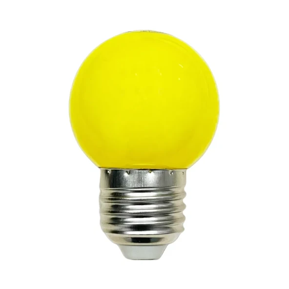 Horoz 1W Ledli Top Gece Ampulü E27 Duy (Sarı)