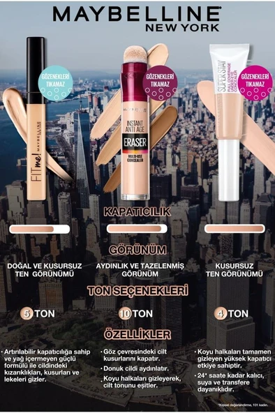 Maybelline New York Instant Anti Age Eraser Renk Eşitleyici Kapatıcı - 6