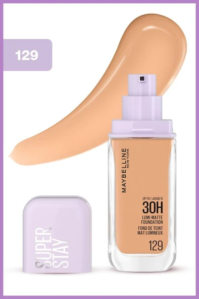 Maybelline New York Super Stay Lumi Matte Fondöten 129 - Resim 2