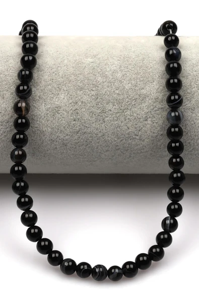 Akik Doğaltaş Dizi 6 mm Küre Kesim - Resim 2