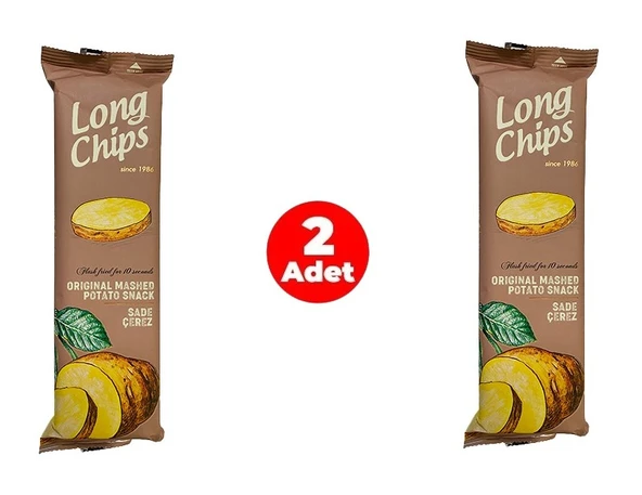 Long Chips Original - Sade Patates Cipsi 75 G (2 Adet) - 1