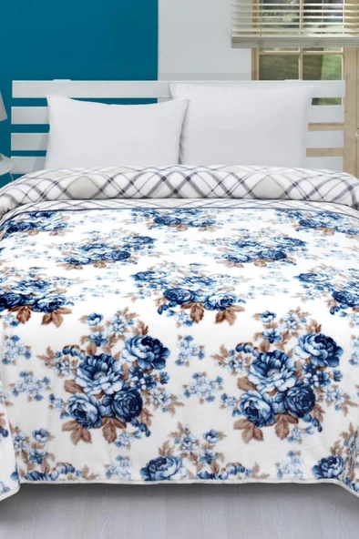 Lacasa 1101 Çift Kişilik Battaniye Mavi ürün görseli