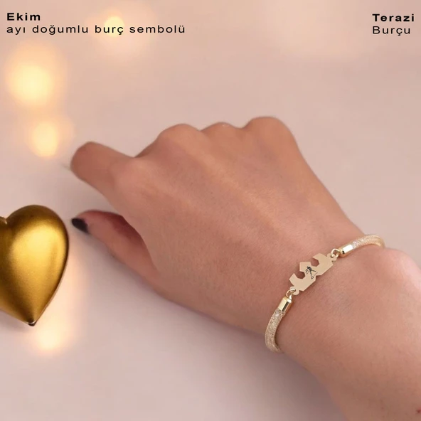 Burca Özel Taç Motifli Hasır Kordonlu 14 Ayar Altın Plakalı Hediye Bileklik-461 - 3
