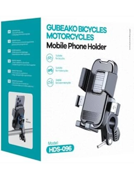 Hds096 Ayarlanabilir Bisiklet Motosiklet Otomatik Tuşlu Motorsiklet Ayna Bağlantılı Telefon Tutucu ürün görseli 1