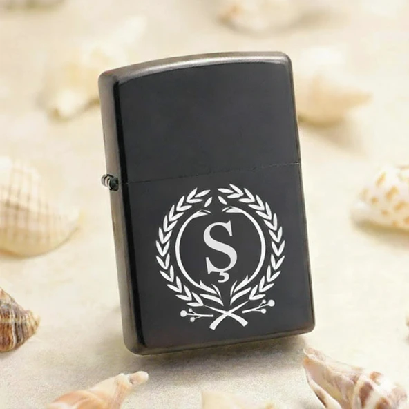 Ş Harfli Kişiye Özel Harf Baskılı Benzinli Çakmak ürün görseli 1